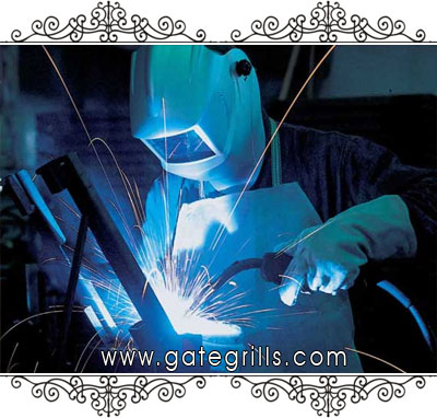 wrought iron components, ornamental iron hardware, gate grill items & accessories, fencing & railing parts, steel decorative products manufacturers exporters in india, punjab ludhiana