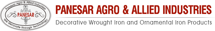 panesar agro & allied industries - wrought iron components, ornamental iron hardware, gate grill items & accessories, fencing & railing, steel decorative products in india, punjab ludhiana