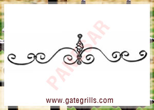 Wrought Iron gate tops - Ornamental Iron gate tops - gate tops - mild steel gate tops - cast iron gate tops - gate tops manufacturers exporters suppliers in india