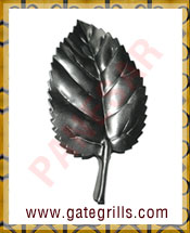 Wrought Iron Leaves and Flowers - Ornamental Iron Leaves and Flowers - gate Leaves and Flowers - cast iron Leaves and Flowers - gate hardware - gate parts manufacturers exporters suppliers in india