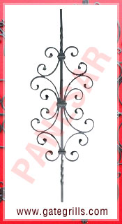 Wrought Iron Panels, Ornamental Iron Panels, Gate Panels, Gate Railings panels, Mild Steel Gate Panels, fencing panels, gate grill panels, stair panels manufacturers exporters suppliers in india