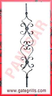 Wrought Iron Panels, Ornamental Iron Panels, Gate Panels, Gate Railings panels, Mild Steel Gate Panels, fencing panels, gate grill panels, stair panels manufacturers exporters suppliers in india