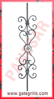 Wrought Iron Panels, Ornamental Iron Panels, Gate Panels, Gate Railings panels, Mild Steel Gate Panels, fencing panels, gate grill panels, stair panels manufacturers exporters suppliers in india