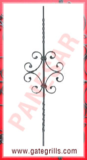 Wrought Iron Panels, Ornamental Iron Panels, Gate Panels, Gate Railings panels, Mild Steel Gate Panels, fencing panels, gate grill panels, stair panels manufacturers exporters suppliers in india