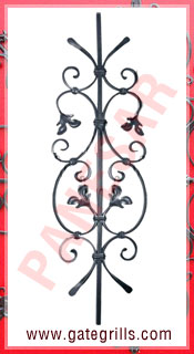 Wrought Iron Panels, Ornamental Iron Panels, Gate Panels, Gate Railings panels, Mild Steel Gate Panels, fencing panels, gate grill panels, stair panels manufacturers exporters suppliers in india