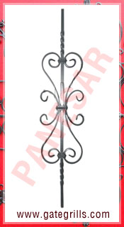 Wrought Iron Panels, Ornamental Iron Panels, Gate Panels, Gate Railings panels, Mild Steel Gate Panels, fencing panels, gate grill panels, stair panels manufacturers exporters suppliers in india