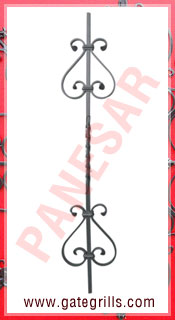 Wrought Iron Panels, Ornamental Iron Panels, Gate Panels, Gate Railings panels, Mild Steel Gate Panels, fencing panels, gate grill panels, stair panels manufacturers exporters suppliers in india