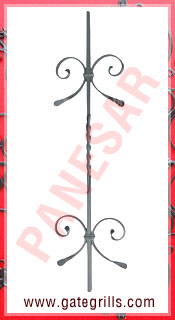 Wrought Iron Panels, Ornamental Iron Panels, Gate Panels, Gate Railings panels, Mild Steel Gate Panels, fencing panels, gate grill panels, stair panels manufacturers exporters suppliers in india