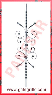 Wrought Iron Panels, Ornamental Iron Panels, Gate Panels, Gate Railings panels, Mild Steel Gate Panels, fencing panels, gate grill panels, stair panels manufacturers exporters suppliers in india