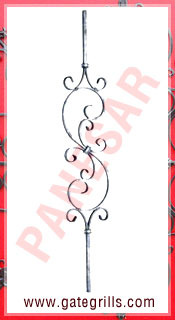 Wrought Iron Panels, Ornamental Iron Panels, Gate Panels, Gate Railings panels, Mild Steel Gate Panels, fencing panels, gate grill panels, stair panels manufacturers exporters suppliers in india