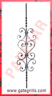 Wrought Iron Panels, Ornamental Iron Panels, Gate Panels, Gate Railings panels, Mild Steel Gate Panels, fencing panels, gate grill panels, stair panels manufacturers exporters suppliers in india