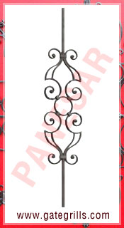 Wrought Iron Panels, Ornamental Iron Panels, Gate Panels, Gate Railings panels, Mild Steel Gate Panels, fencing panels, gate grill panels, stair panels manufacturers exporters suppliers in india