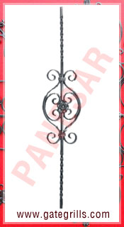 Wrought Iron Panels, Ornamental Iron Panels, Gate Panels, Gate Railings panels, Mild Steel Gate Panels, fencing panels, gate grill panels, stair panels manufacturers exporters suppliers in india