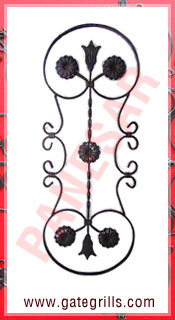 Wrought Iron Panels, Ornamental Iron Panels, Gate Panels, Gate Railings panels, Mild Steel Gate Panels, fencing panels, gate grill panels, stair panels manufacturers exporters suppliers in india