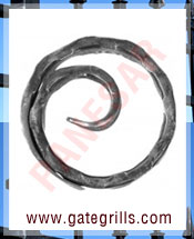 wrought iron decorative rings - Ornamental Iron decorative rings - gate decorative rings  - mild steel decorative rings - decorative rings - manufacturers exporters suppliers in india