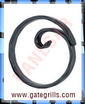 wrought iron decorative rings - Ornamental Iron decorative rings - gate decorative rings  - mild steel decorative rings - decorative rings - manufacturers exporters suppliers in india