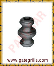 Wrought Iron collars - Ornamental Iron collars - gate collars - mild steel collars - cast iron collars - gate bushes manufacturers exporters suppliers in india