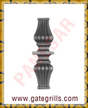 Wrought Iron collars - Ornamental Iron collars - gate collars - mild steel collars - cast iron collars - gate bushes manufacturers exporters suppliers in india